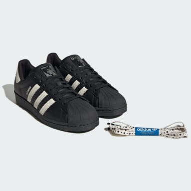남성 originals Black 슈퍼스타 80s Deux
