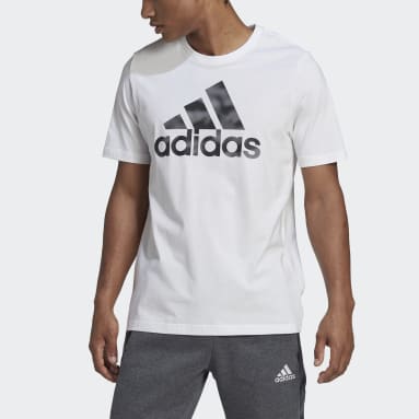 Camiseta Essentials Estampado Camuflaje Blanco Hombre Sportswear