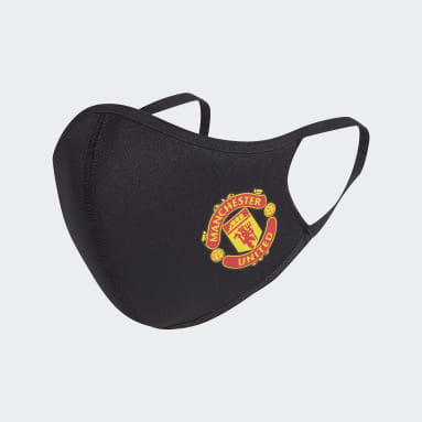 Mænd Sportswear Sort Manchester United 3-Pack stofmasker, XS/S
