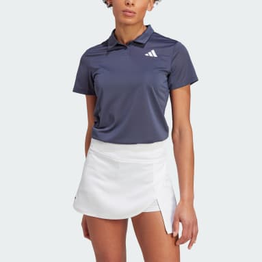 Women Tennis Blue Club Tennis Polo Shirt