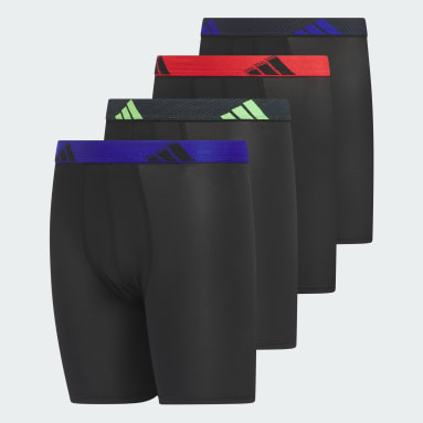 Youth Microfiber Long Boxer Briefs 4-Pack