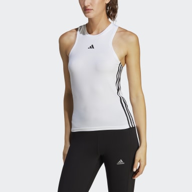 AEROREADY Train Essentials Regular 3-Stripes Tanktopp Hvit