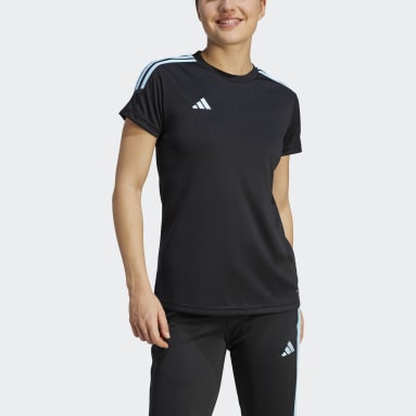 Camiseta entrenamiento Tiro 23 Club Negro Mujer Fútbol