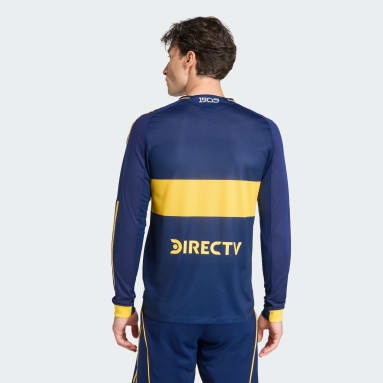 Camiseta Titular Boca Juniors 25/26 Manga Larga (Versión Jugador)
