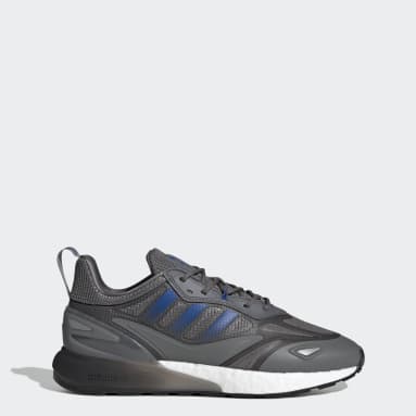 Men Originals Grey ZX 2K Boost 2.0 Shoes