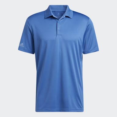 Men's Golf Blue Performance Primegreen Polo Shirt