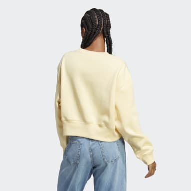 Sweat-shirt ras-du-cou Adicolor Essentials jaune Femmes Originals