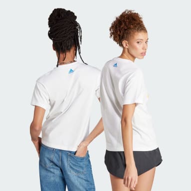 Camiseta adidas Graphic (Género neutro) Blanco Sportswear