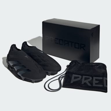 Ποδόσφαιρο Μαύρο Predator 24 Elite Laceless Firm Ground Boots