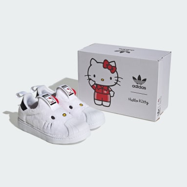 Children Originals White adidas Originals x Hello Kitty Superstar 360 Shoes Kids