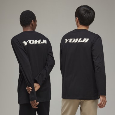 Polo Manga Larga Y-3 Graphic Negro Y-3