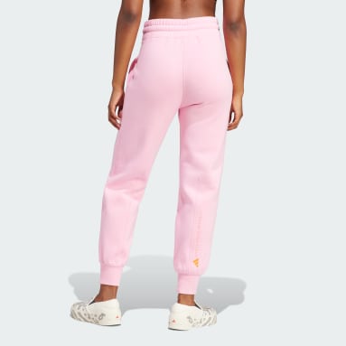 Women adidas by Stella McCartney Pink adidas by Stella McCartney Fleece Sweat Pants