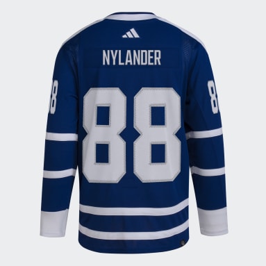 Men Hockey Blue Leafs Nylander Authentic Reverse Retro Wordmark Jersey