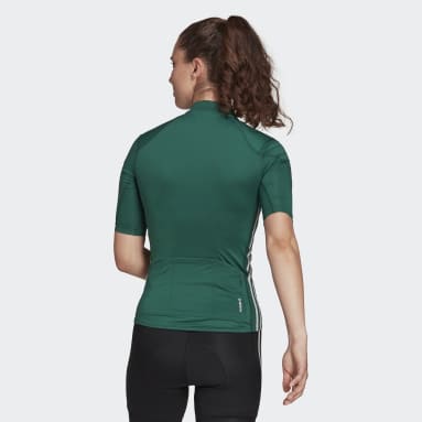 Maillot - camiseta de ciclismo manga corta Verde Mujer Ciclismo
