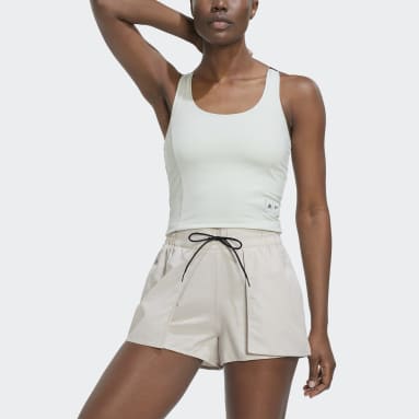 Parley Run for the Oceans Cropped Tanktopp Grønn