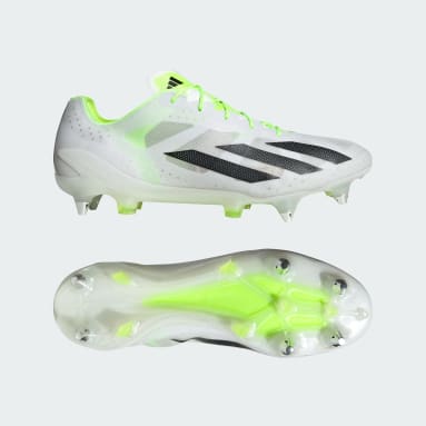 Football White X Crazyfast+ Soft Ground Boots