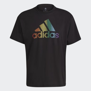 Playera Estampada adidas Pride Logo (Género Neutro) Negro Sportswear