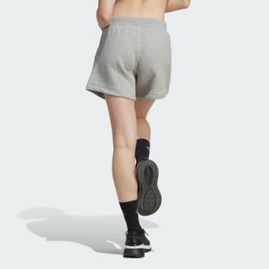 Shorts Moletinho Lounge Cinza Mulher Sportswear