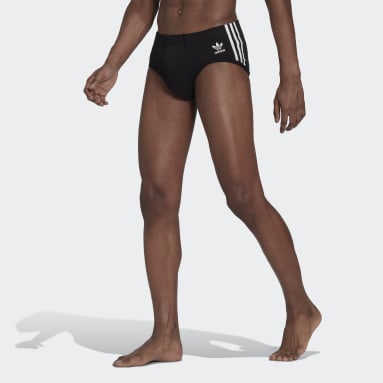 Slip en coton Comfort Flex 3-Stripes (lot de 3) noir Hommes Originals