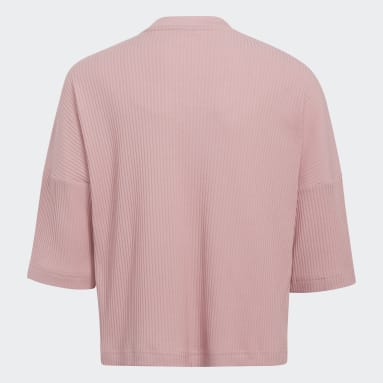 Sweat-shirt Yoga Lounge Cotton Comfort Rose Filles Sportswear