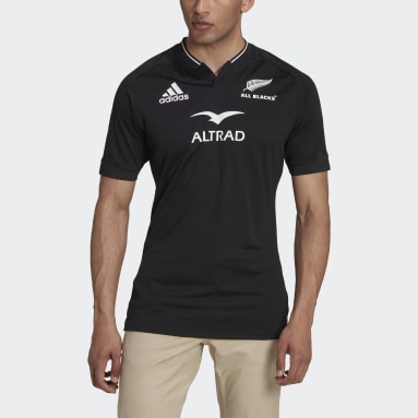 Men Rugby Black All Blacks Rugby Home Jersey