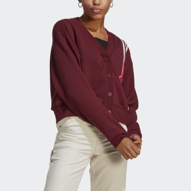 Cardigan Collegiate Bordeaux Femmes Originals