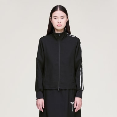 Y-3 SPORT UNIFORM RAW CUT 3 STRIPES TRACK TOP