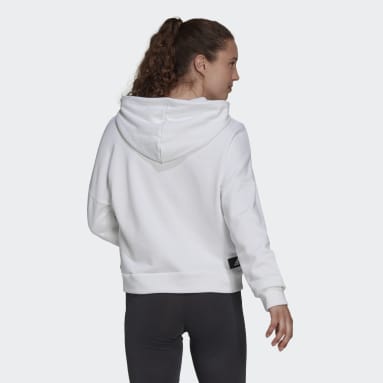 Kvinder Sportswear Hvid adidas Sportswear Future Icons hættetrøje