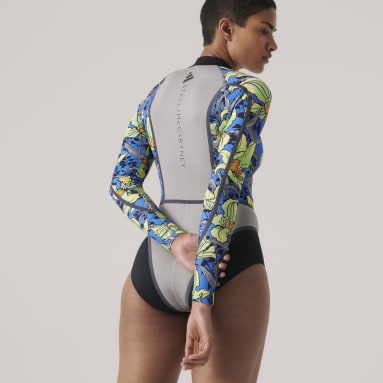 Dam adidas by Stella McCartney Grå adidas by Stella McCartney TrueNature Long Sleeve Baddräkt