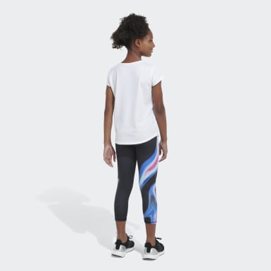 Adidas Girls ED7820 Adicolor 3 stripes legging Size Small #680N