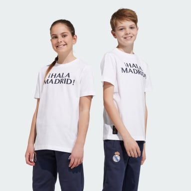 Real Madrid T-skjorte, barn Hvit