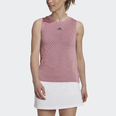 Camiseta sin mangas Tennis Match Rosa Mujer Tenis