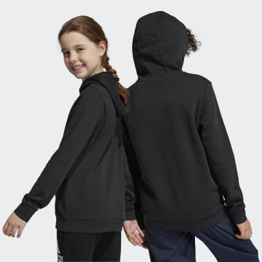 Kids Training Black Brand Love Allover Print Sweatshirt