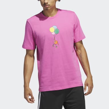 T-shirt de basketball graphique Lil' Stripe Rose Hommes Basketball