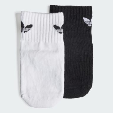 Children Originals Black Anti-Slip Socks 2 Pairs Kids