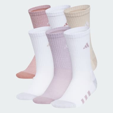 Athletic Cushioned 6-Pack Crew Socks Kids