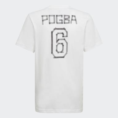 Pogba Football Graphic T-skjorte Hvit