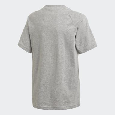 Camiseta Adicolor Estampada Gris Niño Originals
