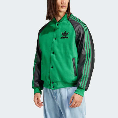 남성 Lifestyle Green SST 봄버 재킷