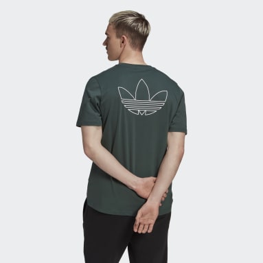 Männer Originals Trefoil Series Style T-Shirt Grün