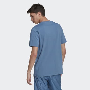 Men Originals Blue adidas RIFTA Reclaim Logo T-Shirt