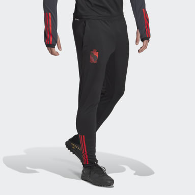 Men Football Black Belgium Tiro 23 Training Tracksuit Bottoms