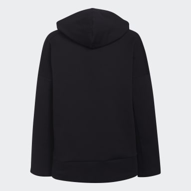 Felpa con cappuccio Mission Victory  Doubleknit Loose Sport Nero Ragazza Sportswear