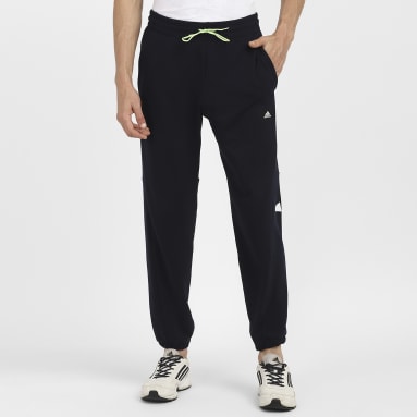 Men Training Blue FUTURE ICONS 3-BAR PANTS