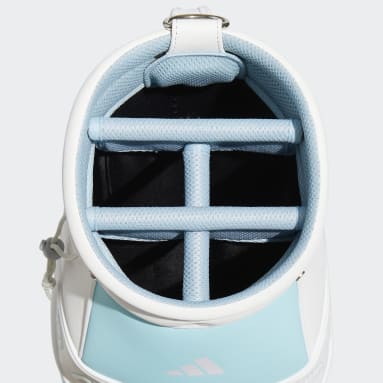 Women Golf White 3-Stripes Polyurethane Golf Bag
