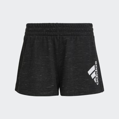 Youth 8-16 Years Sportswear Black Future Icons Cotton Loose Shorts