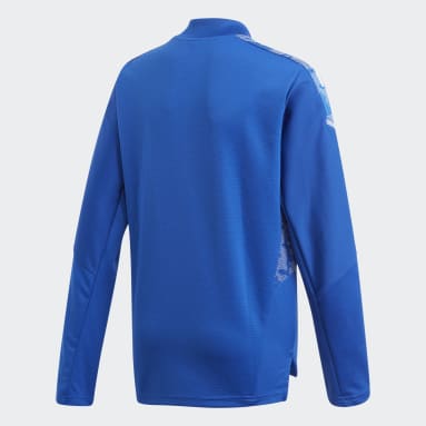 Sudadera entrenamiento Condivo 21 Primeblue Azul Niño Fútbol