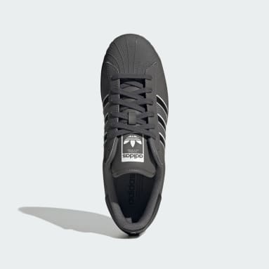 Gray superstar shoes online