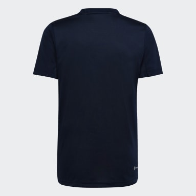 Jungen Tennis Club Tennis T-Shirt Blau