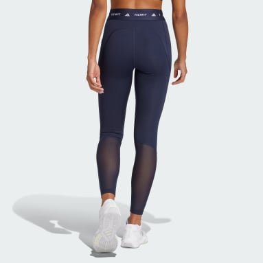 Legging long poche dissimulée Techfit Bleu Femmes Fitness Et Training
